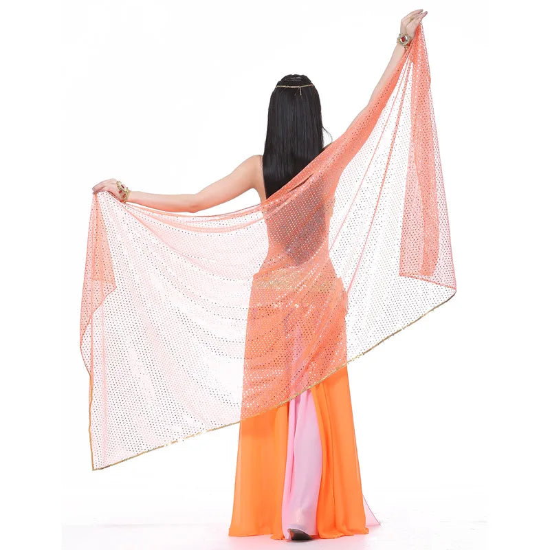 13 Colors Belly Dancing Wear Accessories Scarf Light Texture Chiffon Shawls Women Belly Dance Veils Rectangle 210x95cm