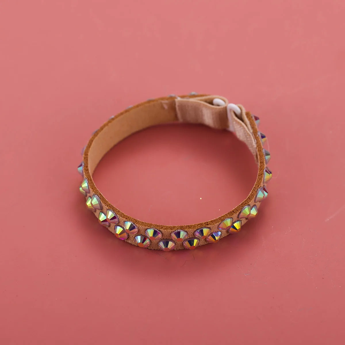 Handmade Crystal Rhinestone Beads Elastic Headband Hair Band Women Hair Jewelry Belly Dance Costume Accessory Colorful